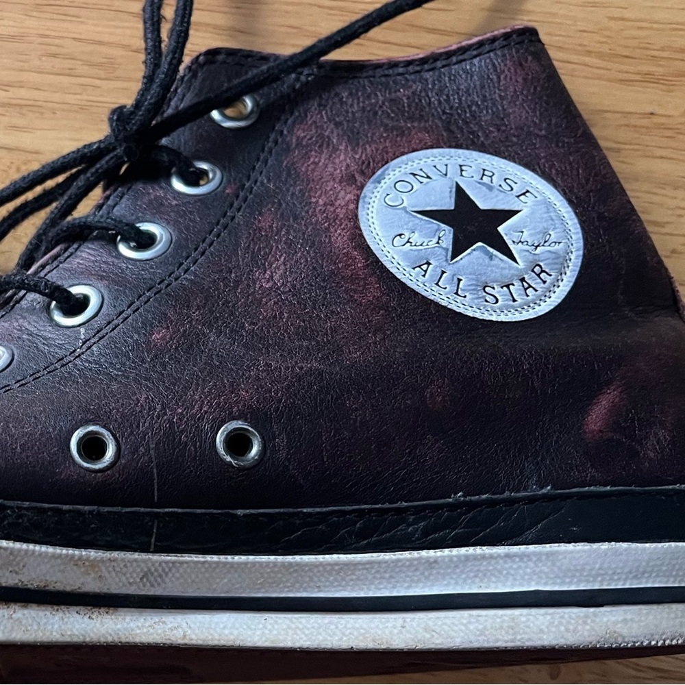 I leather Chuck Taylor’s:Converse All Stars Men’s 9 1/2  Women’s 11 1/2